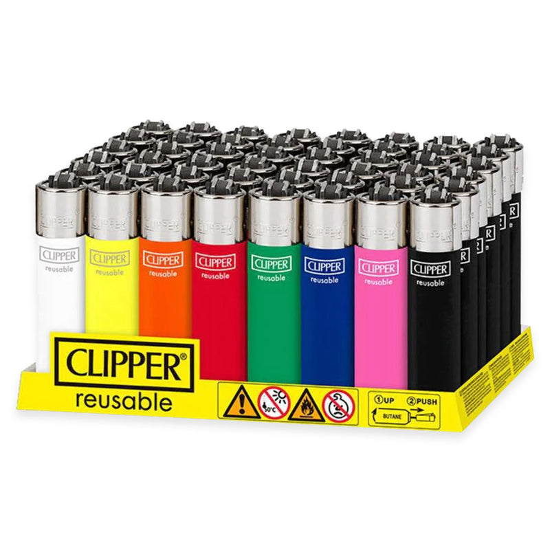 Clipper - Solid Colours - Tray of 48 (Large)