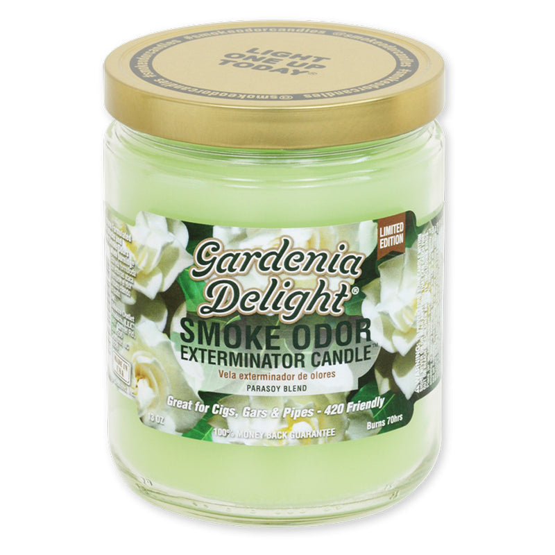 Smoke Odor - 13oz Candle - Gardenia Delight