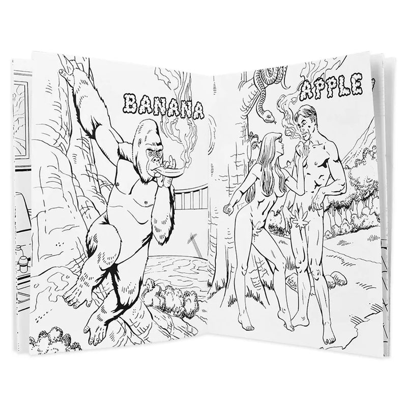 Wood Rocket - I Can Smoke - Adult Coloring Book - 8.5" x 11"