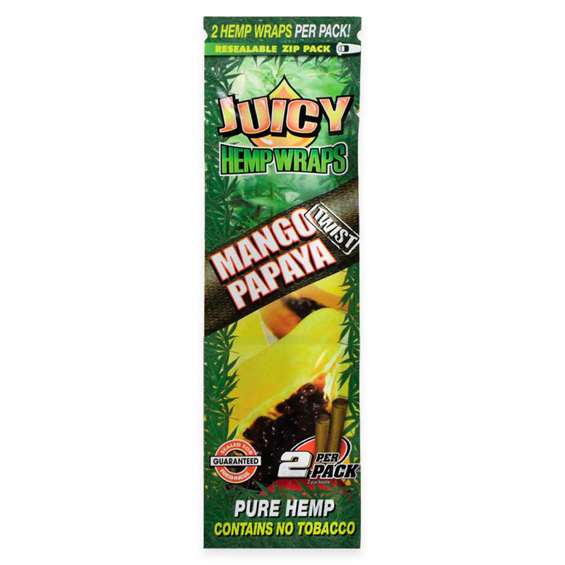 Juicy Jay's - Hemp Wraps - Mango Papaya - Display Box of 25