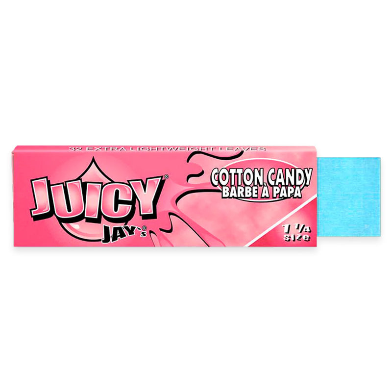Juicy Jay's - 1.25" Rolling Papers - Cotton Candy - Display Box of 24