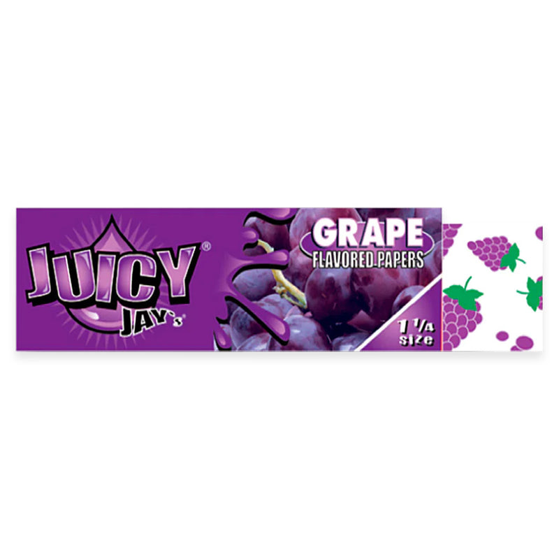 Juicy Jay's - 1.25" Rolling Papers - Grape - Display Box of 24