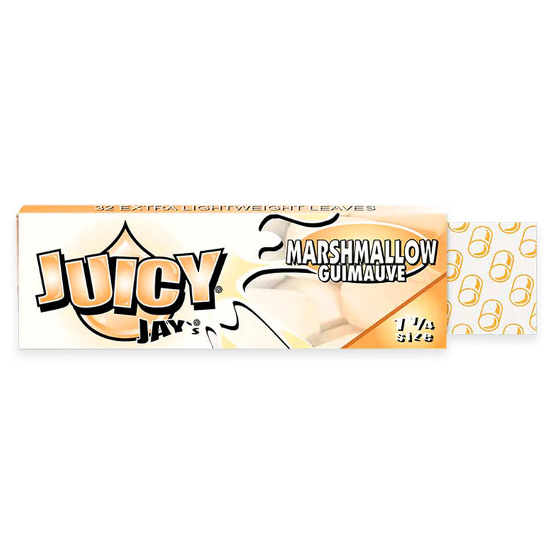 Juicy Jay's - 1.25" Rolling Papers - Marshmallow - Display Box of 24
