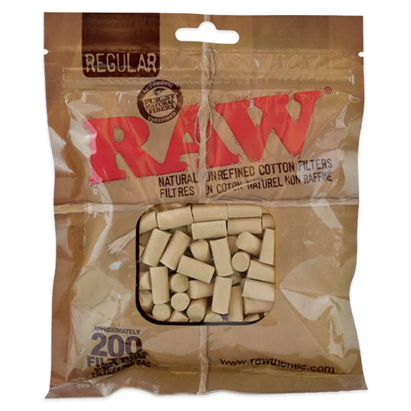 RAW - Unrefined Filters - Bag of 200