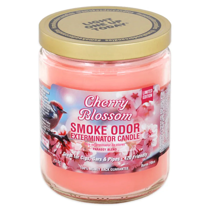 Smoke Odor - 13oz Candle - Cherry Blossom