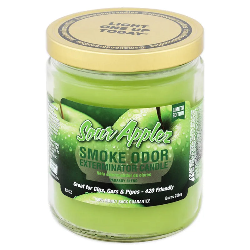 Smoke Odor - 13oz Candle - Sour Applez