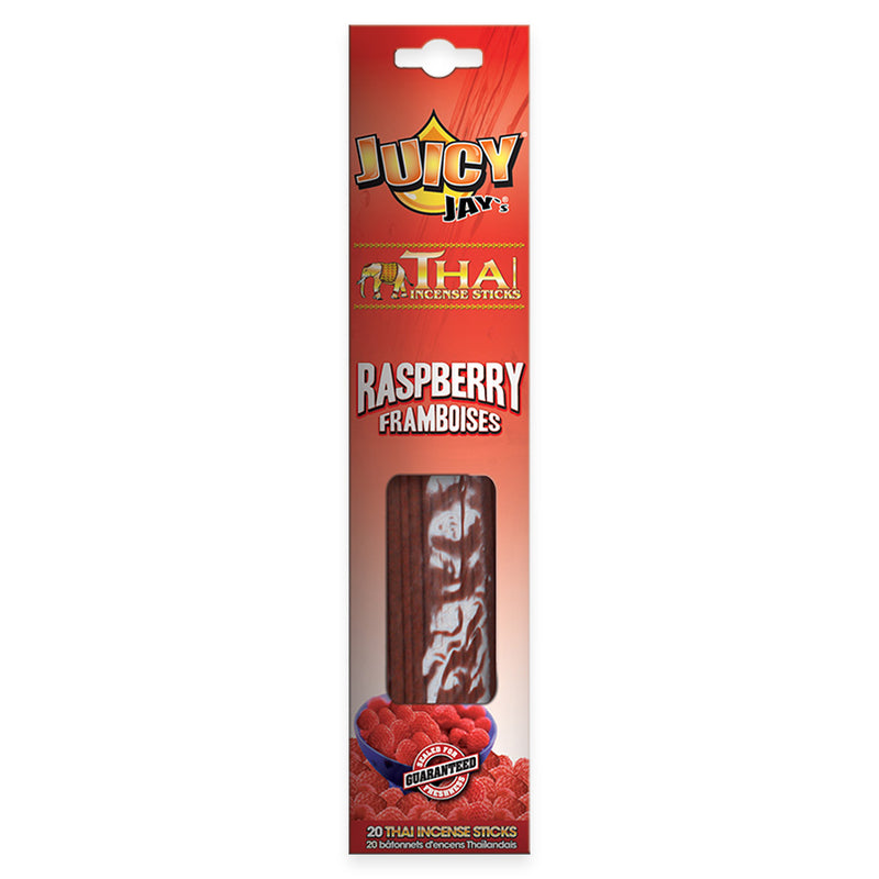 Juicy Jay's - Thai Incense Sticks - Raspberry - Display Box of 12