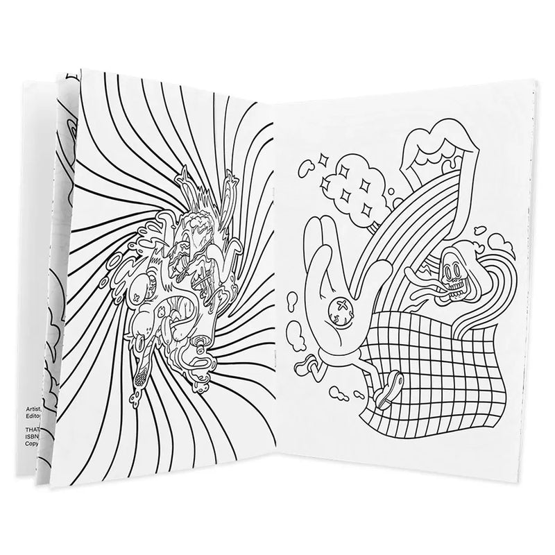 Wood Rocket - That's Trippy - Adult Coloring Book - 8.5" x 11"