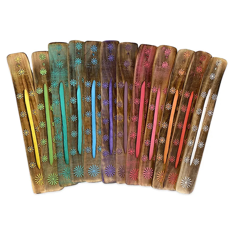 Twelve Chakras - Assorted - Incense Burner - Box of 12