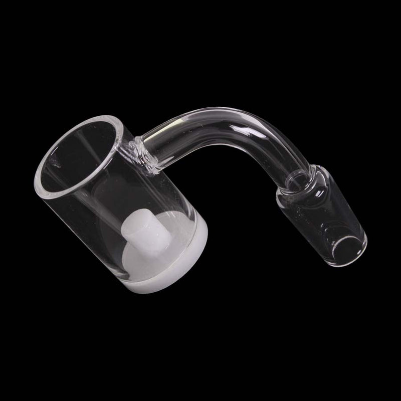 90° Opaque Bottom Domeless Banger w/ Thermal Core - Flat Male - 14mm