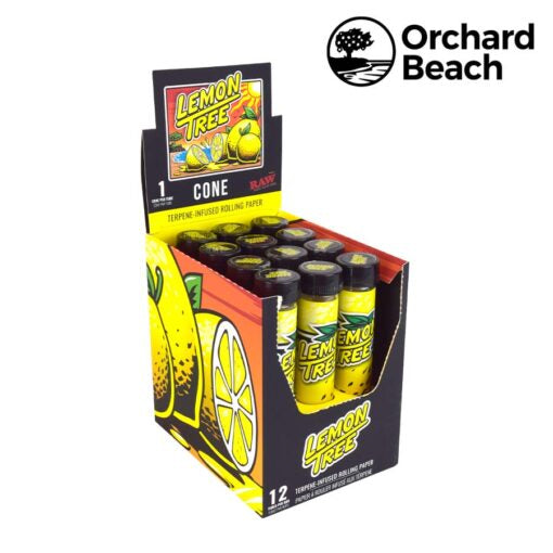 Orchard Beach Terpene Infused Raw Cones - Lemon Tree - Box of 12