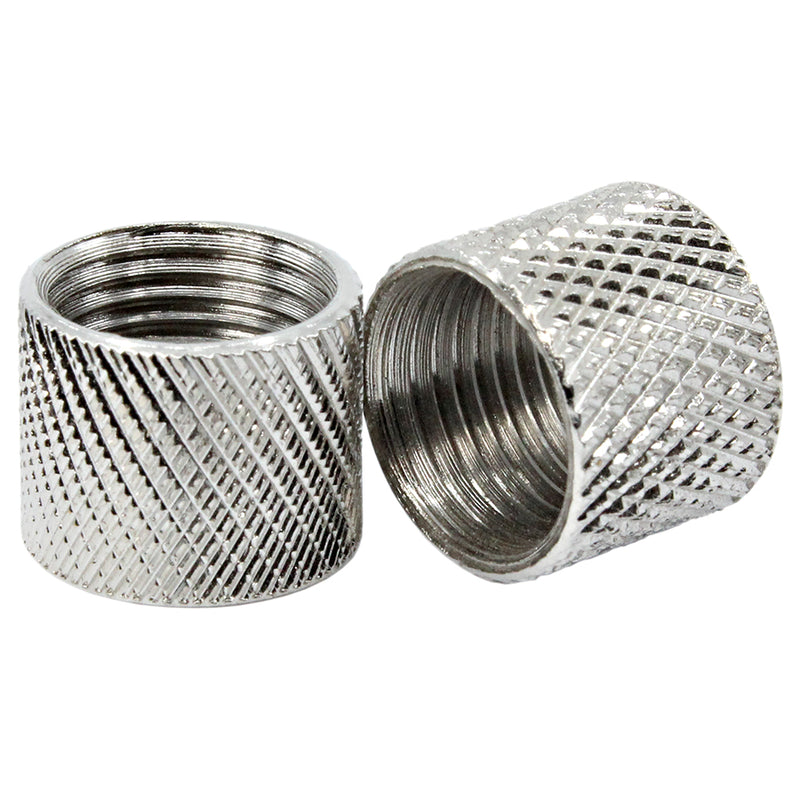 Fully Knurled Connector - Nickel - Female