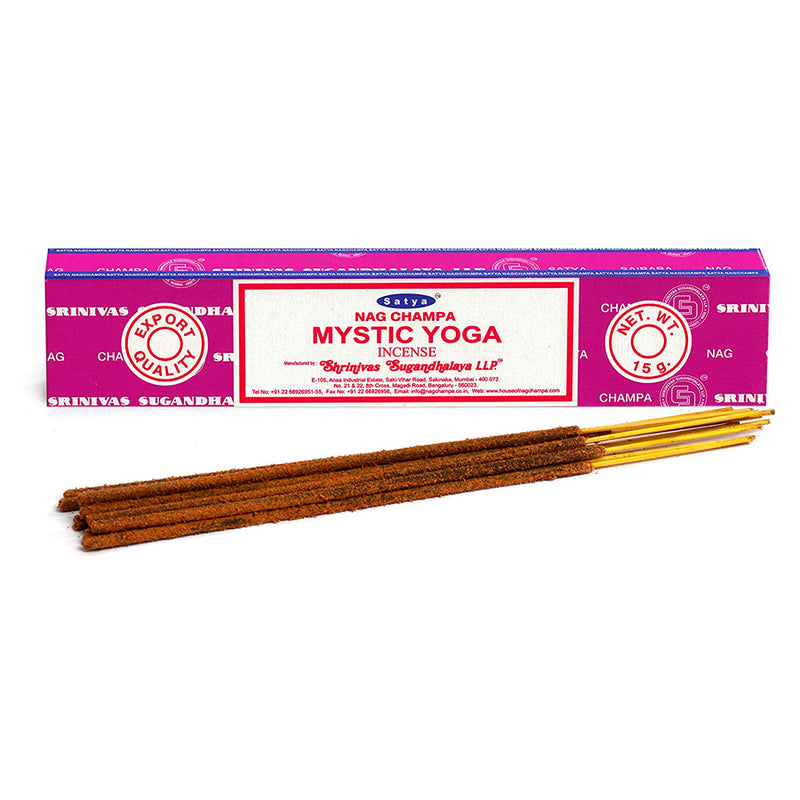 Satya - Mystic Yoga - Incense Sticks - 15g - Box of 12