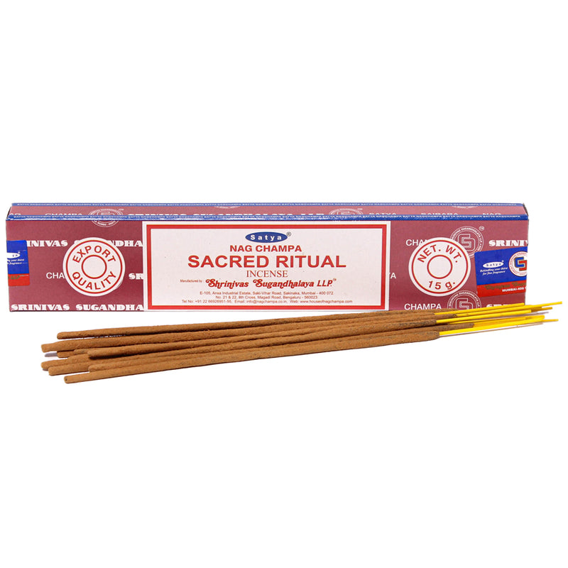 Satya - Sacred Ritual - Incense Sticks - 15g - Box of 12