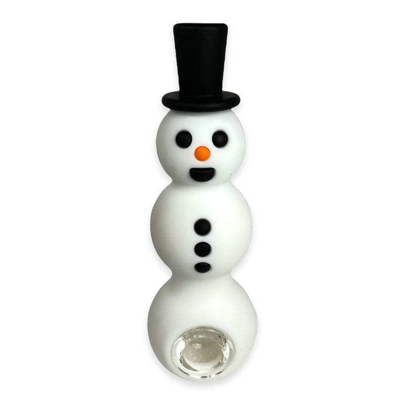 Snowman - Silicone Pipe - 6"