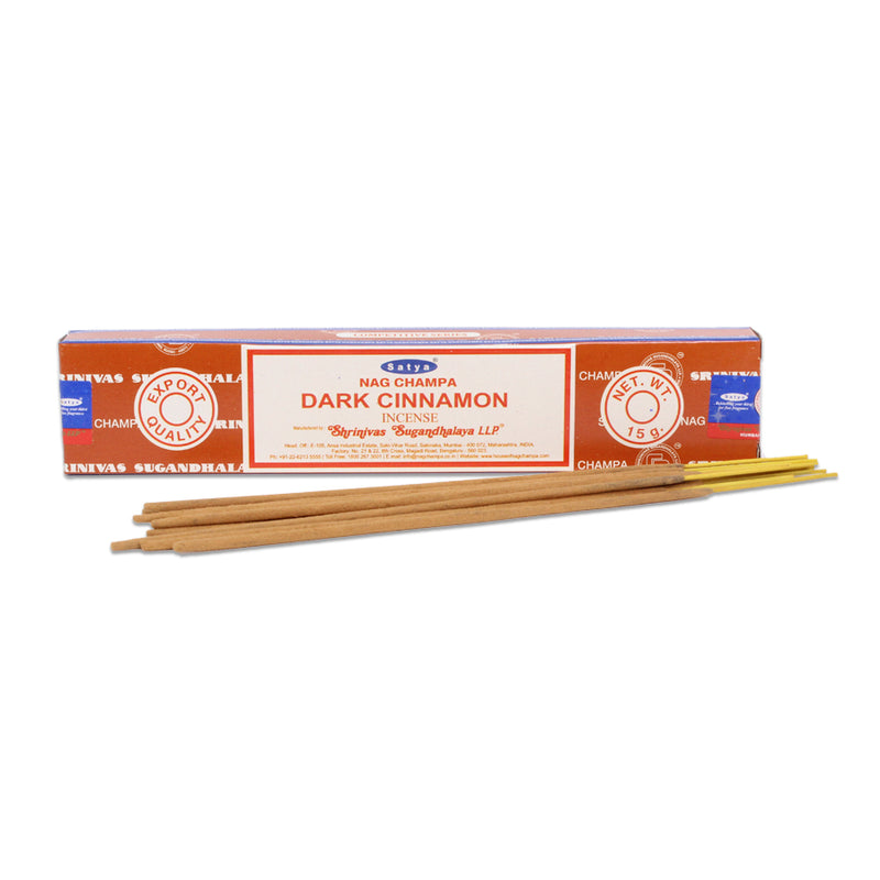 Satya - Dark Cinnamon - Incense Sticks - 15g - Box of 12