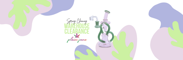 Spring Cleaning Warehouse Clearance Sale: Wholesale Plain Jane Glass Bongs, Rigs &amp; Bubblers!