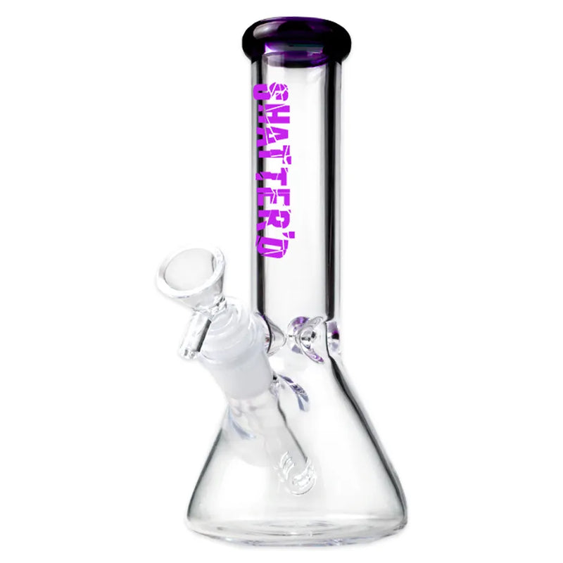 Shatter'd Glassworks - Basic Beaker Bong - 8"