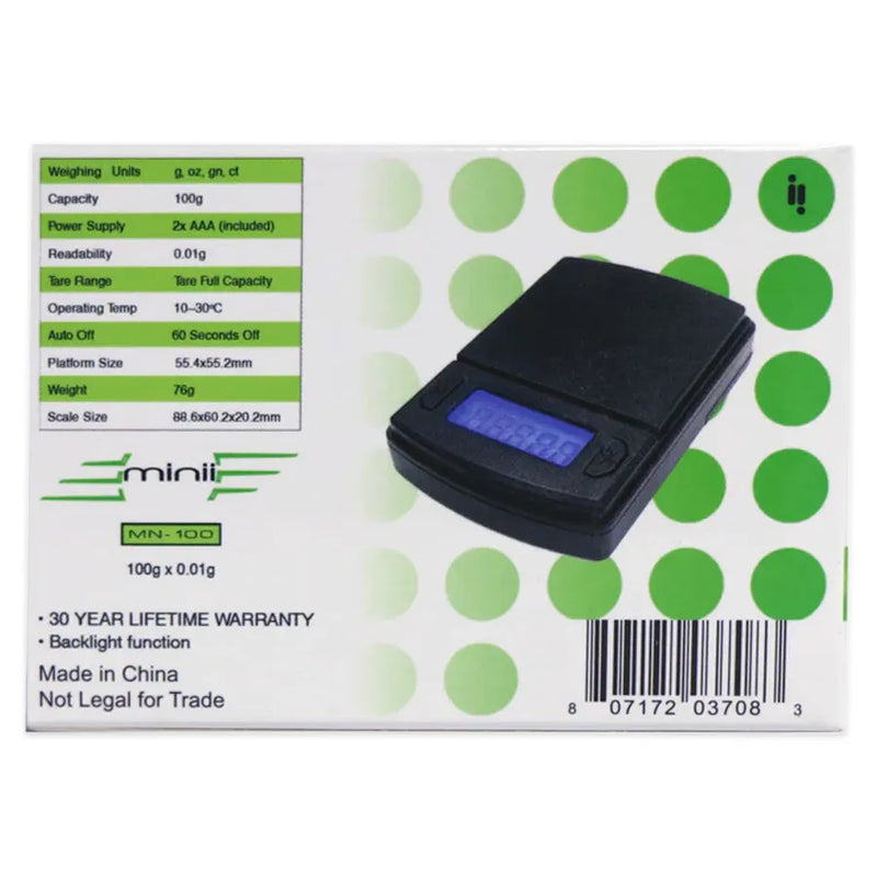 Infyniti - Minii MN-100 - Digital Pocket Scale - 100g x 0.01g