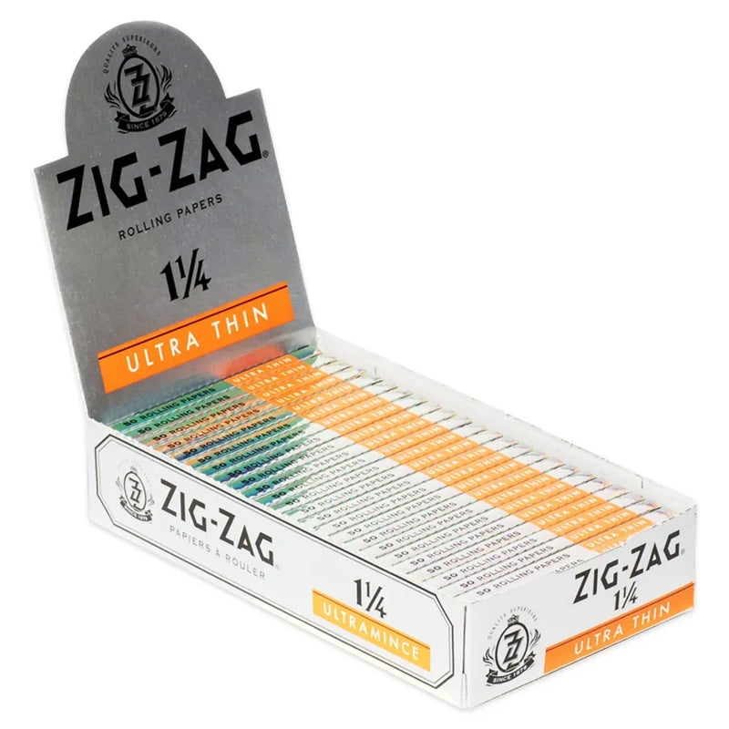 Zig-Zag - Ultra Thin - 1.25" Rolling Papers - Display Box of 25