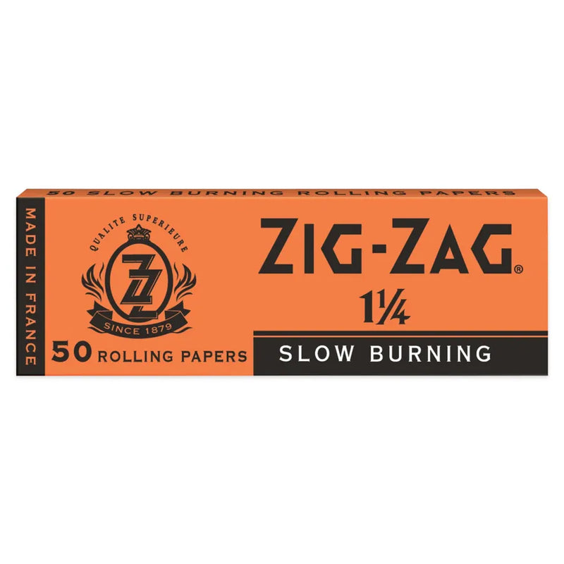 Zig-Zag - Orange - 1.25" Rolling Papers - Display Box of 25