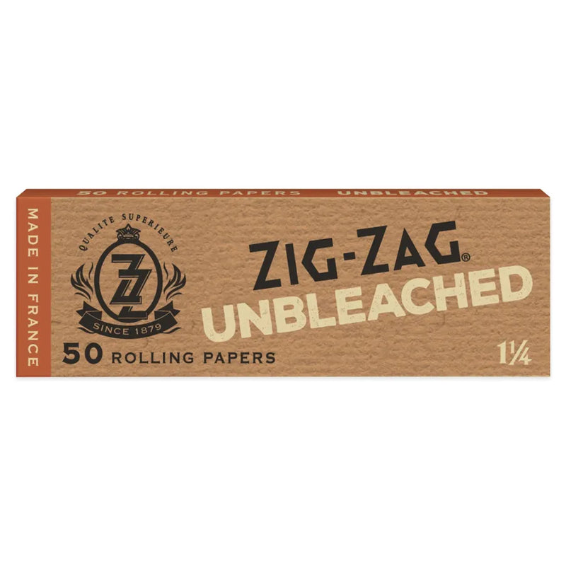 Zig-Zag - Unbleached - 1.25" Rolling Papers - Display Box of 25