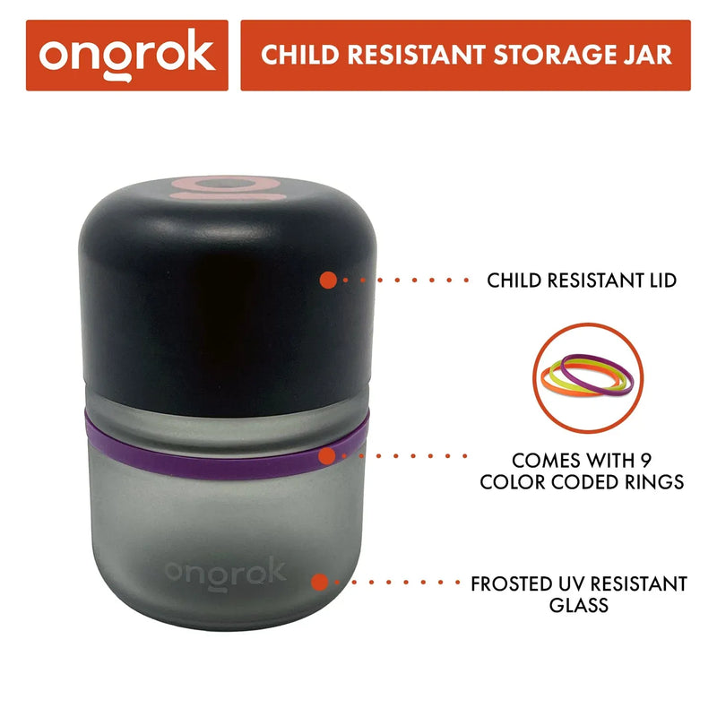 Ongrok - Child Resistant Jar - 6-Pack - 80mL