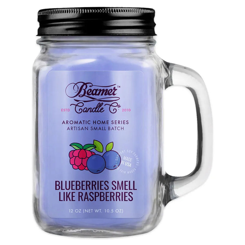 Beamer Candle - 12oz - Blueberries Smell Like Raspberries