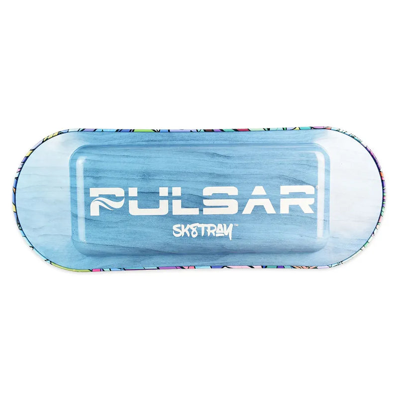 Pulsar - Sk8Tray Rolling Tray with 3D Lid - Mechanical Owl - 7.25" x 19.75"