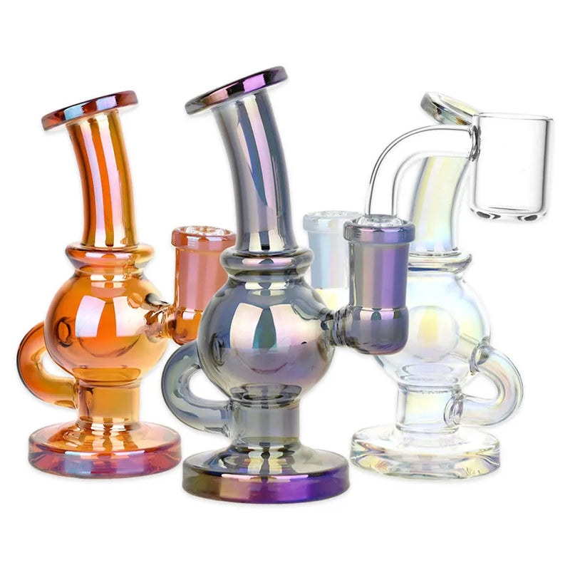 Visible Spectrum - Electroplated Glass Ball Rig - 4.75"