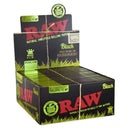 RAW - Black Organic Hemp - King Size Slim Rolling Papers - Display Box of 50