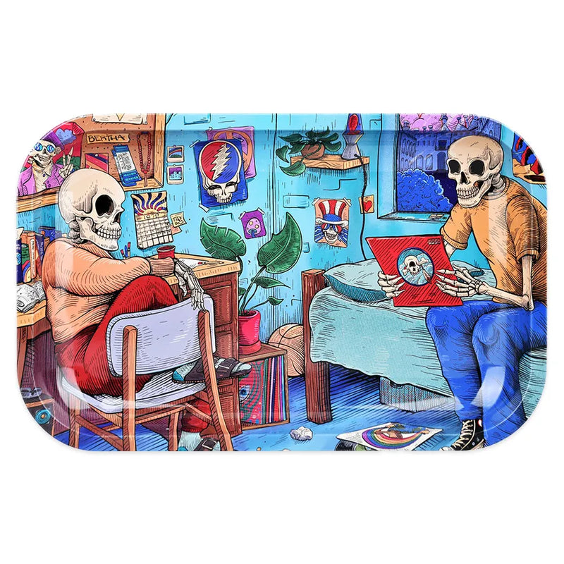 Grateful Dead x Pulsar - Rolling Tray with Lid - Roomies - 11" x 7"