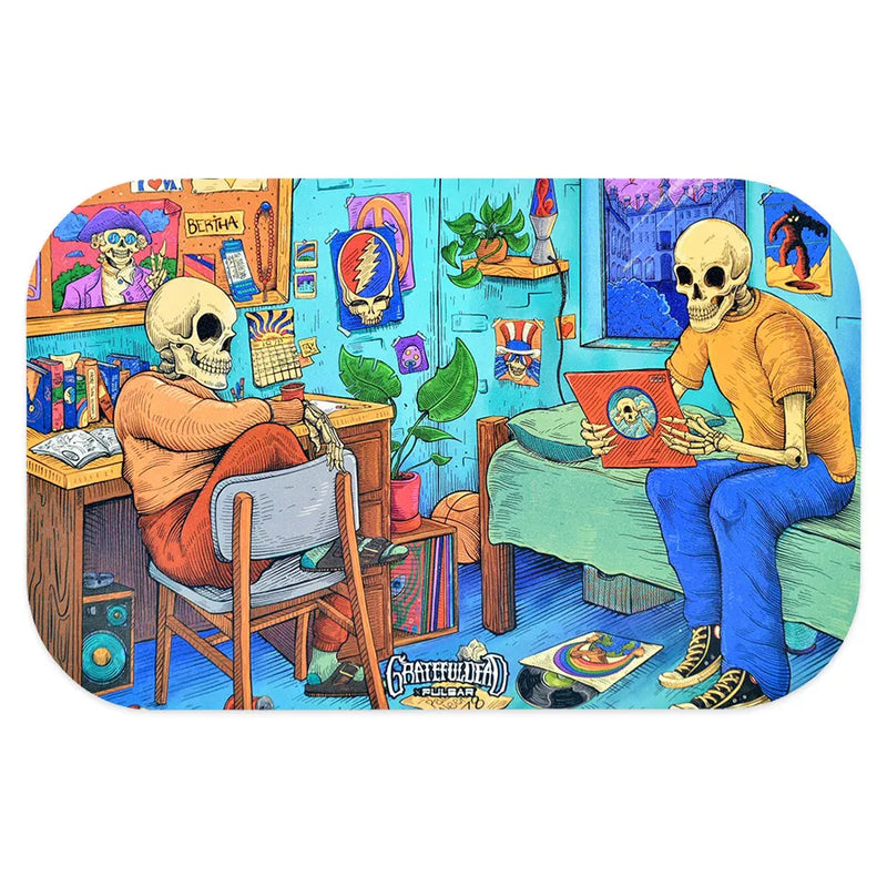 Grateful Dead x Pulsar - Rolling Tray with Lid - Roomies - 11" x 7"