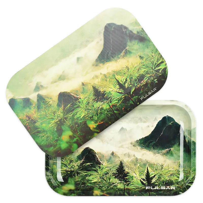 Pulsar - Rolling Tray with 3D Lid - Sacred Valley - 11" x 7"