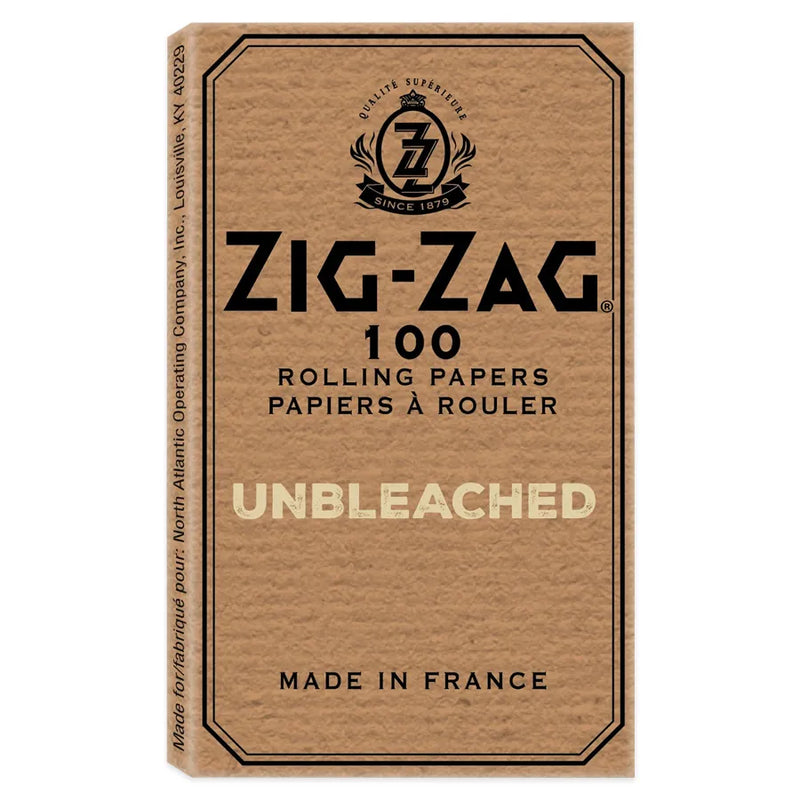 Zig-Zag - Unbleached - Single Wide Rolling Papers - Display Box of 25