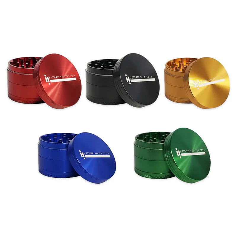 Infyniti - Aluminum - 4-Piece Grinder - 2.5"