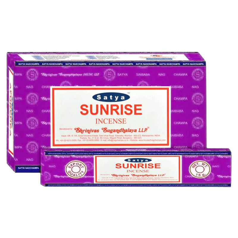 Satya - Sunrise - Incense Sticks - 15g - Box of 12