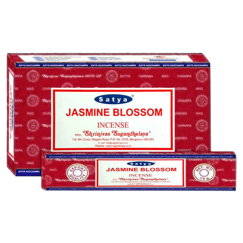 Satya - Jasmine Blossom - Incense Sticks - 15g - Box of 12