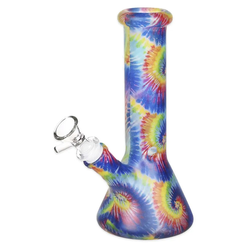 Bohemian Blend - Glass Beaker Water Pipe - 8"