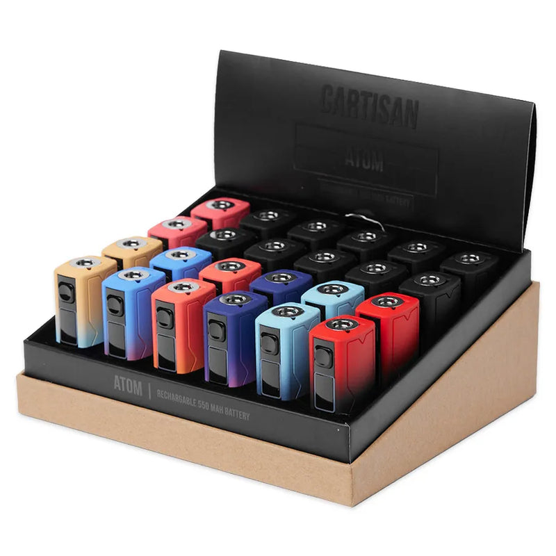 Cartisan - Atom - 510 Battery - Display Box of 24