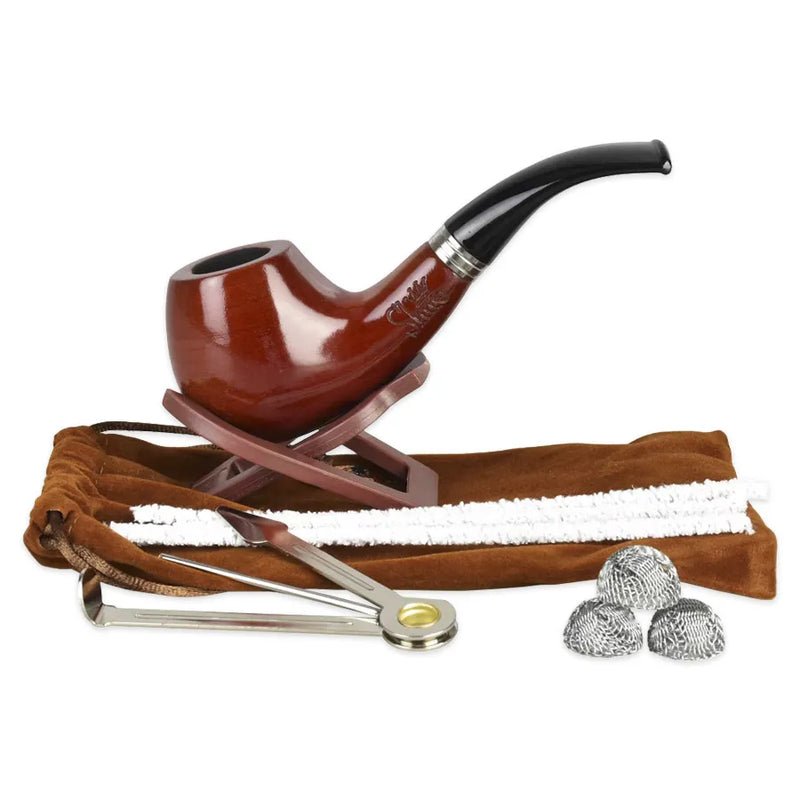 Pulsar - Shire Pipes - Tapered Wood Bent Apple - 5.5"