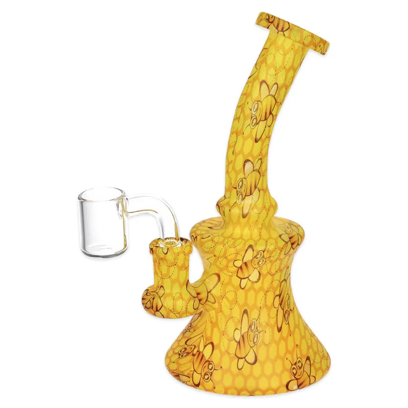 Bohemian Blend Bell - Glass Dab Rig - 6.75"