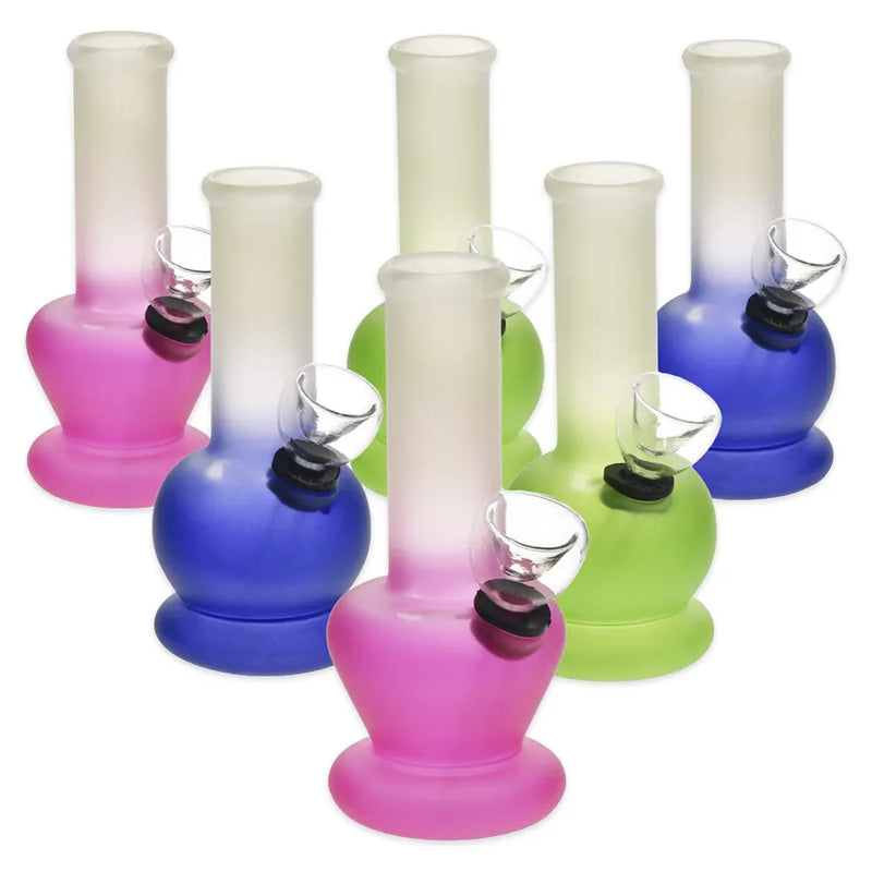 Brilliant - Mini Ombre Glass Water Pipe - 5" - 6-Pack