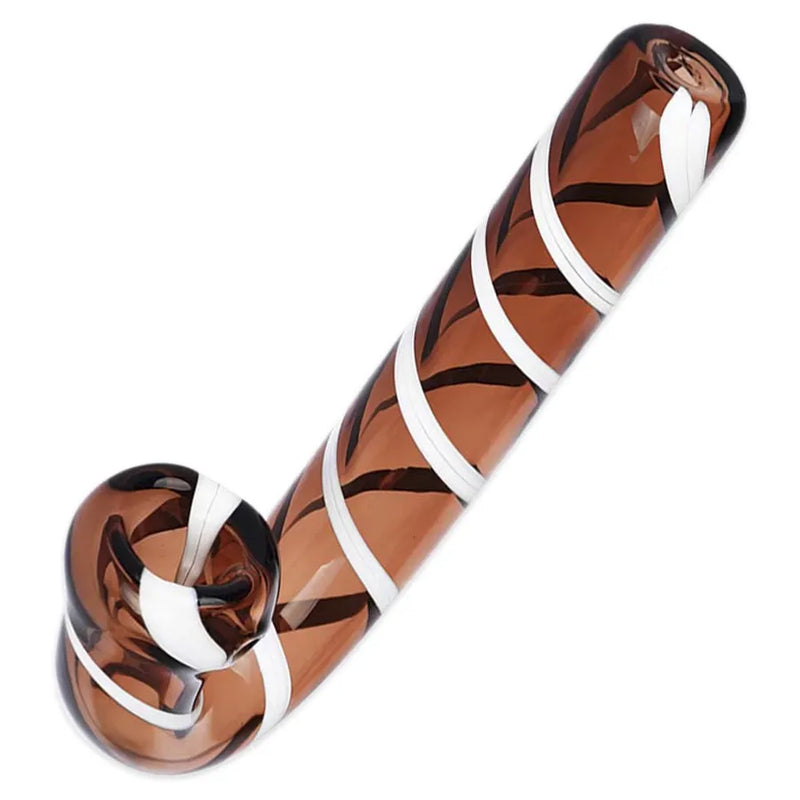 Candy Cane - Glass Hand Pipe - 4.5"