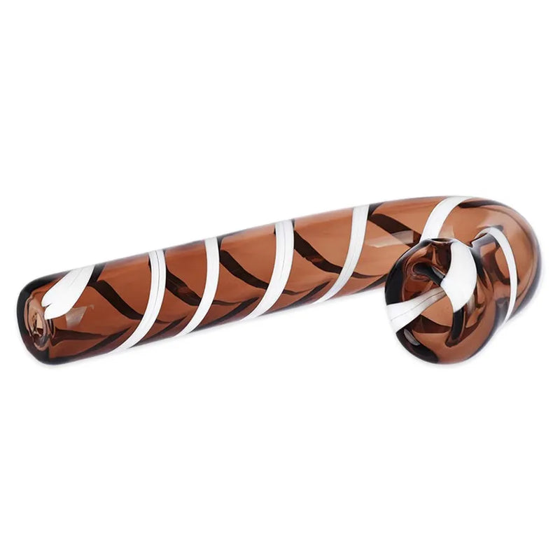 Candy Cane - Glass Hand Pipe - 4.5"