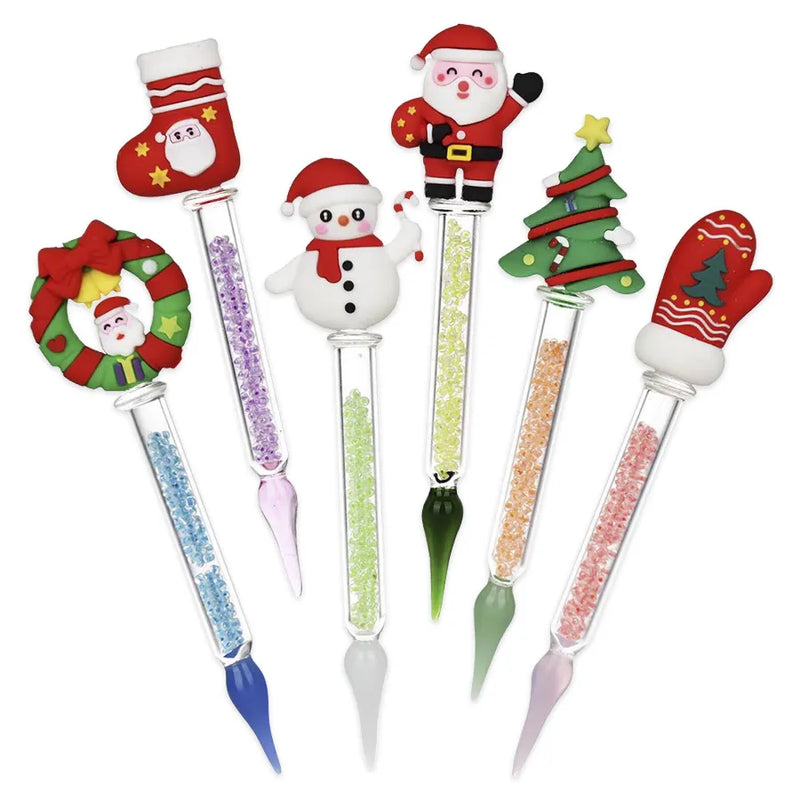 Christmas Collection - Glow In The Dark Dab Tool - 6.25" - 6-Pack