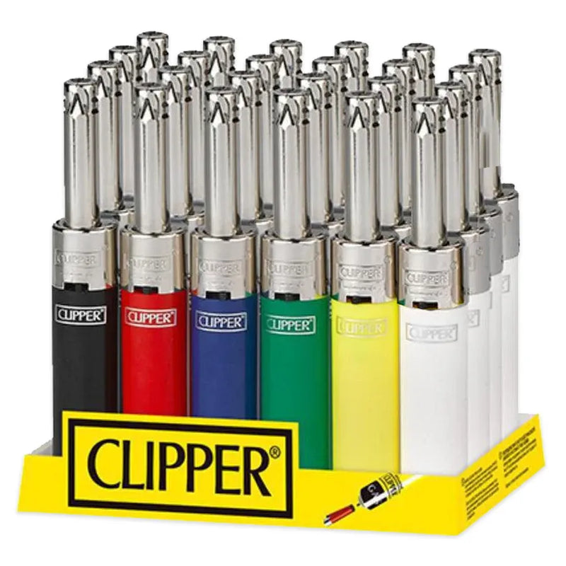 Clipper - Minitube Lighters - Solid Colours - Tray of 24