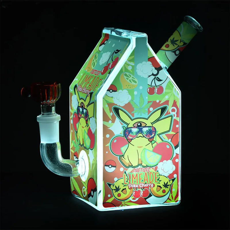 Dabtized - Juice Carton Glass Water Pipe - 6.25"