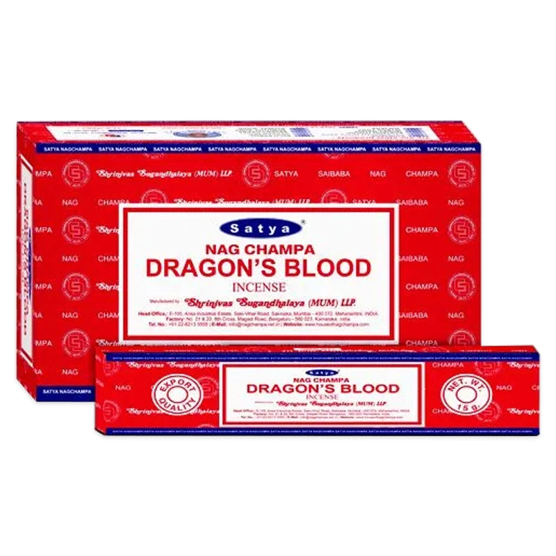 Satya - Dragon's Blood - Incense Sticks - 15g - Box of 12