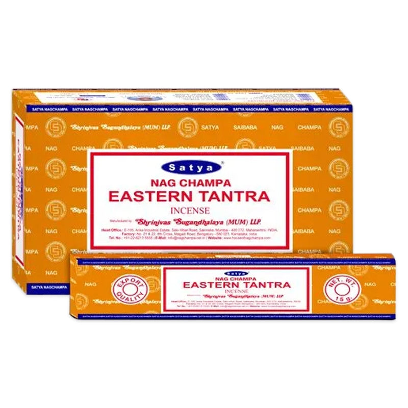 Satya - Eastern Tantra - Incense Sticks - 15g - Box of 12